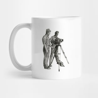 Travel and adventure with a camera. Mug